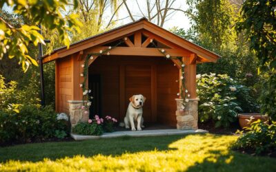 Blog 23 Cum construiești adăposturi de grădină cu umbră pentru câine?