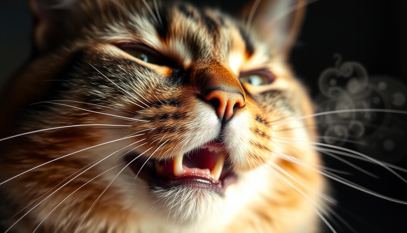 respiratie-urat-mirositoare-pisica-cauza respirație urât mirositoare pisică cauză