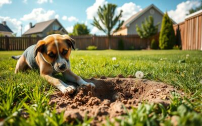 De ce sapă câinele gropi vara?