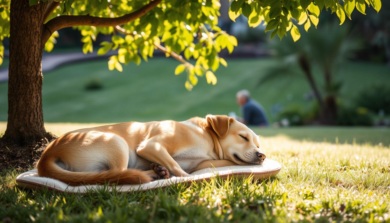 schimbare-loc-somn-caine-vara schimbare loc somn câine vară