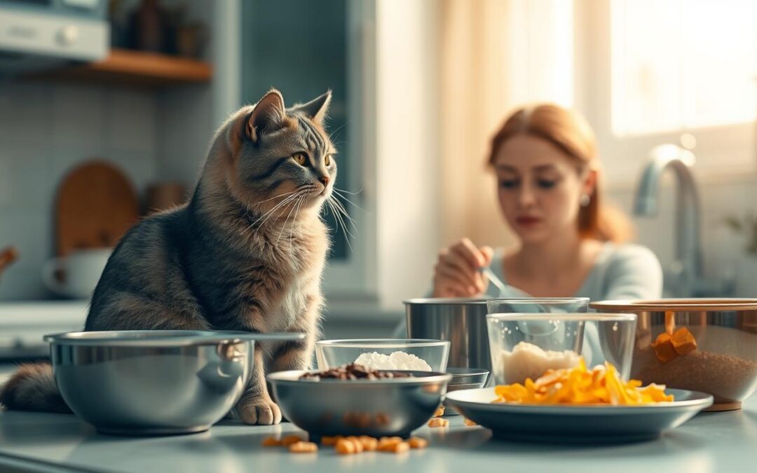 Cum schimbi treptat hrana dacă pisica are probleme cu blana?