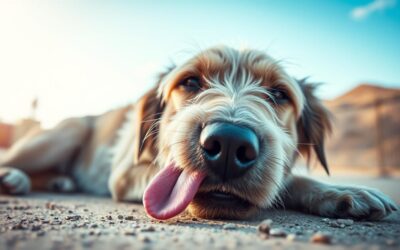 Ce simptome arată că un câine este supraîncălzit?