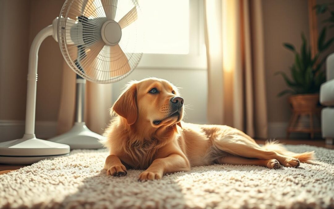 siguranță ventilator câine vară
