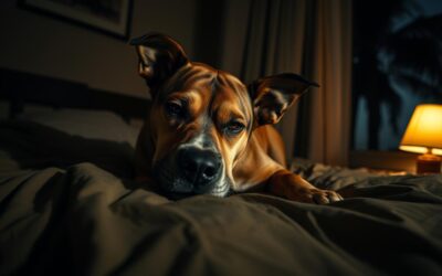 De ce câinele nu poate dormi noaptea vara?