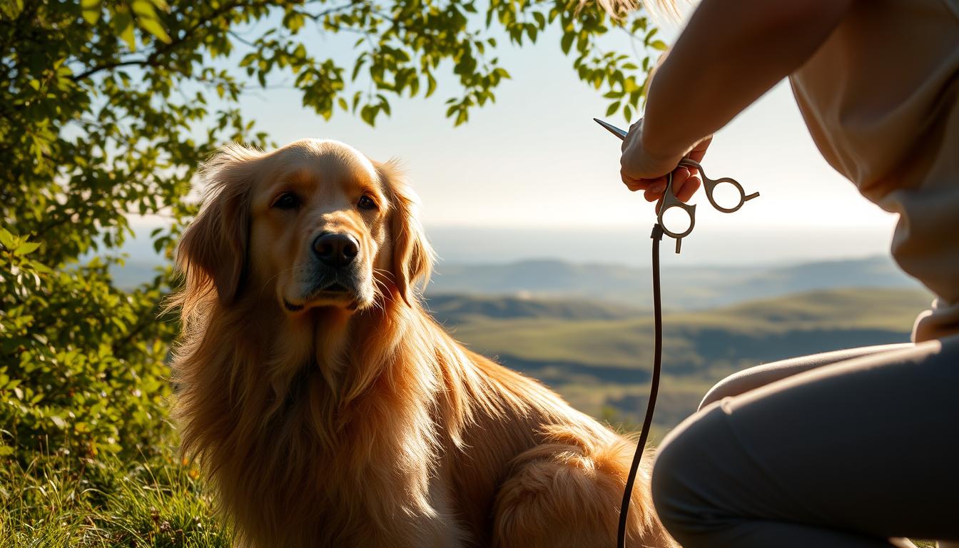 tuns blană câine vară