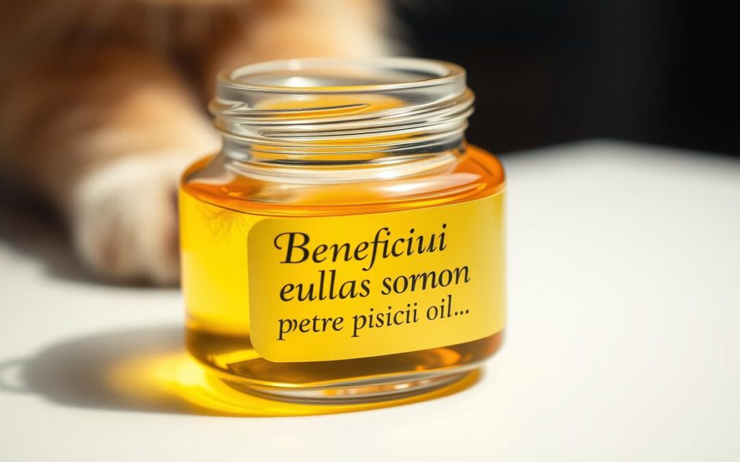 De ce este bun uleiul de somon presat la rece pentru pisici?