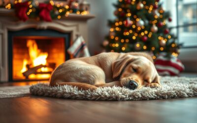 Card cadou de Crăciun pentru iubitorii de câini