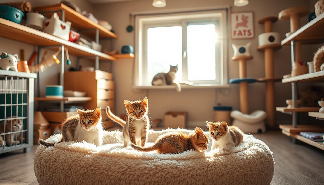 adopția unui pui de pisică din adăpost