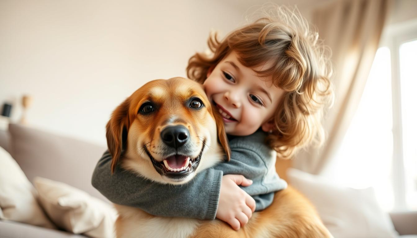 adopție câine pentru copil
