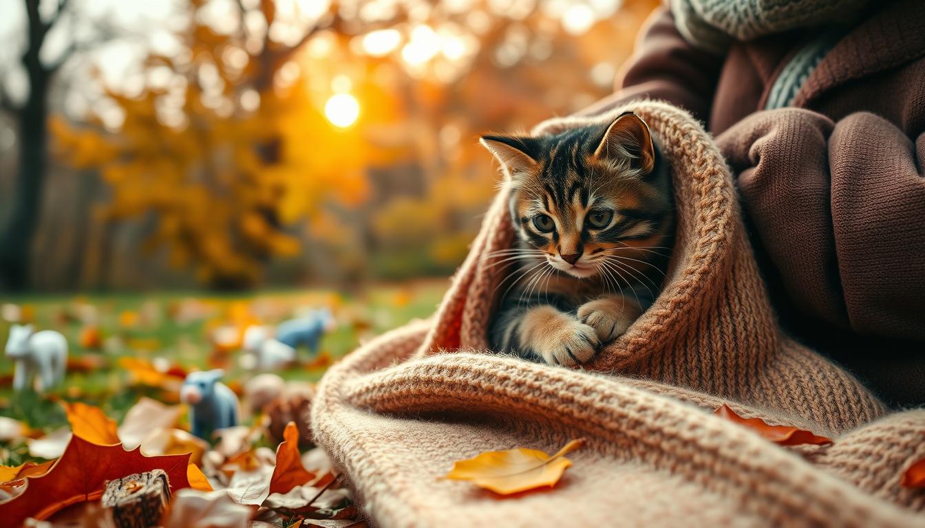 ajutor pentru pisici la începutul toamnei