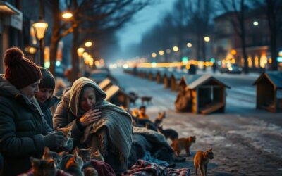 Cum poți ajuta pisicile fără stăpân în lunile reci