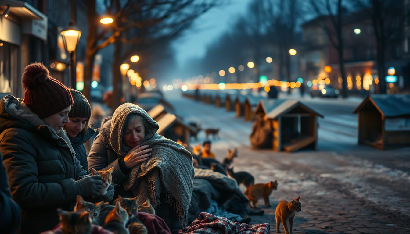 ajutor pentru pisicile fără stăpân toamna