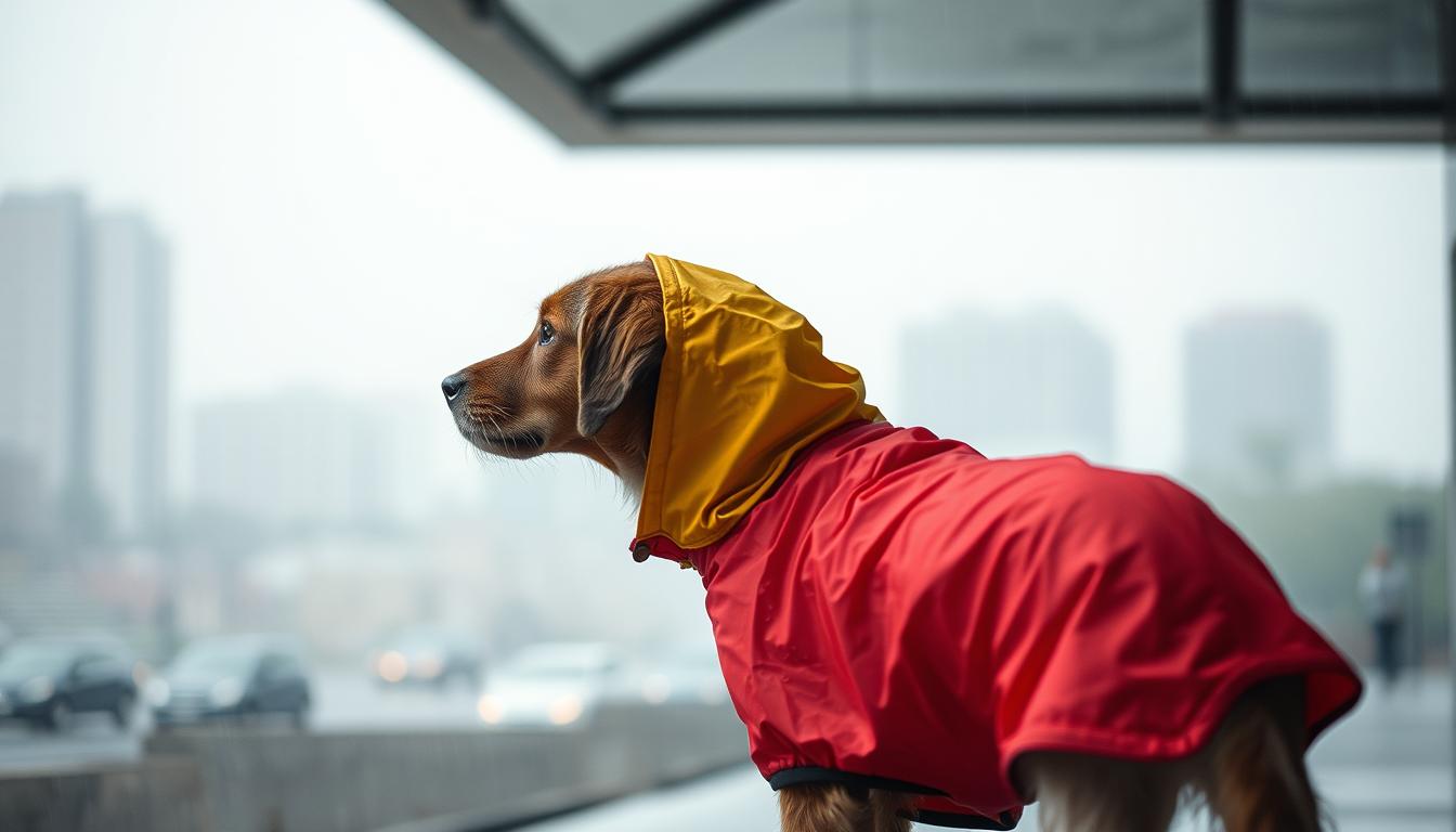 alegerea-pelerinei-de-ploaie-pentru-caine-toamna alegerea pelerinei de ploaie pentru câine toamnă