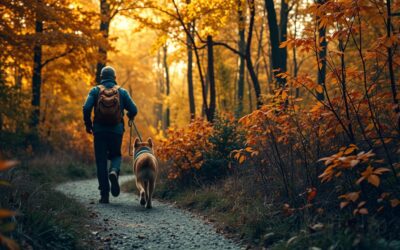 Locuri de drumeție toamna cu câinele – la ce să fii atent înainte de tură