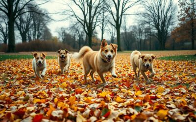 Câinii și frunzele umede – joacă inofensivă sau risc de infecție?