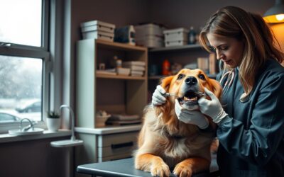 Probleme gingivale la câini în vreme rece și umedă