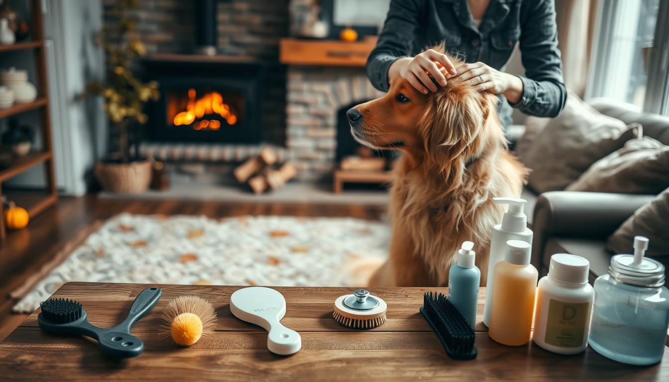 caine-prevenirea-uscarii-pielii-toamna câine prevenirea uscării pielii toamnă