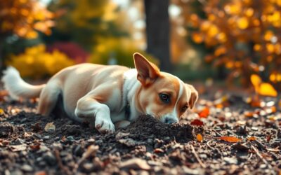 De ce sapă mai mult câinele în grădină toamna?