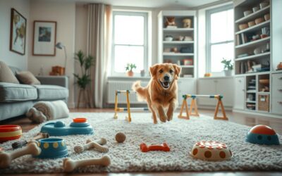 Câini ținuți în apartament toamna – cum să le asiguri suficientă mișcare?