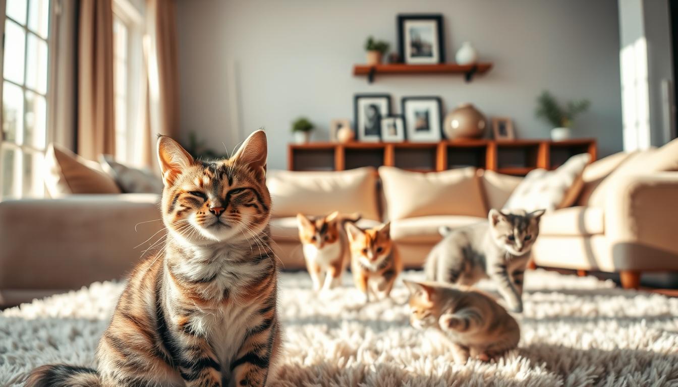comportamentul pisicii după adopție