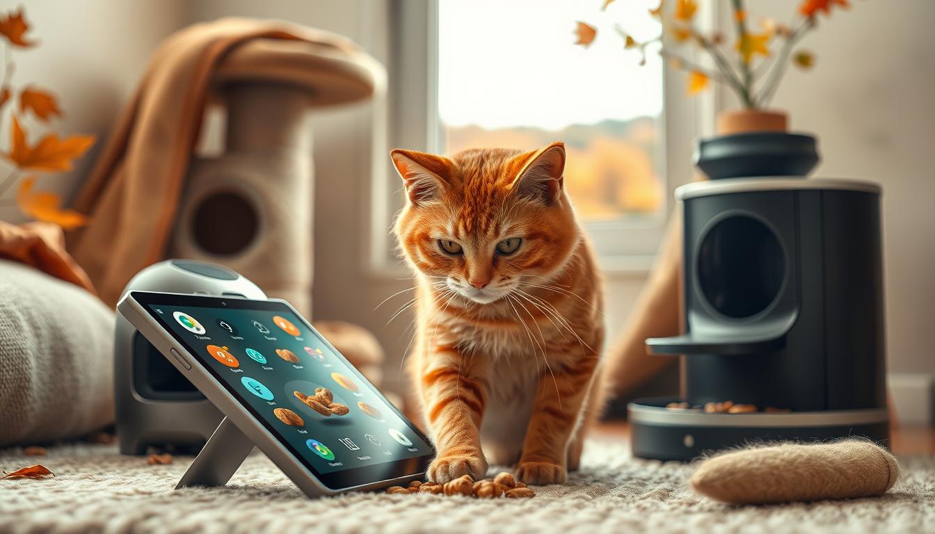 gadgeturi și aplicații pentru pisici toamna