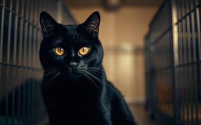 De ce sunt atât de multe pisici negre în adăposturi?