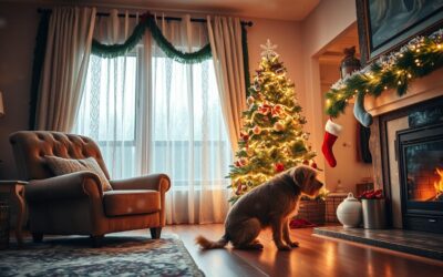 Primul Crăciun acasă pentru un câine din adăpost