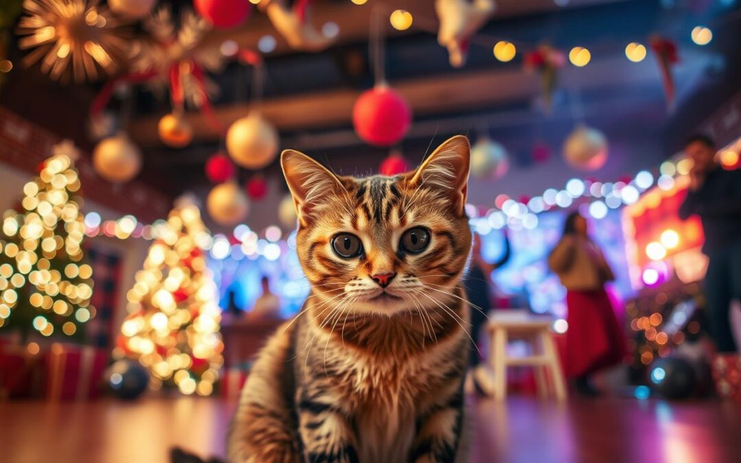 Pisicile și sezonul festiv – cum le afectează zgomotul?