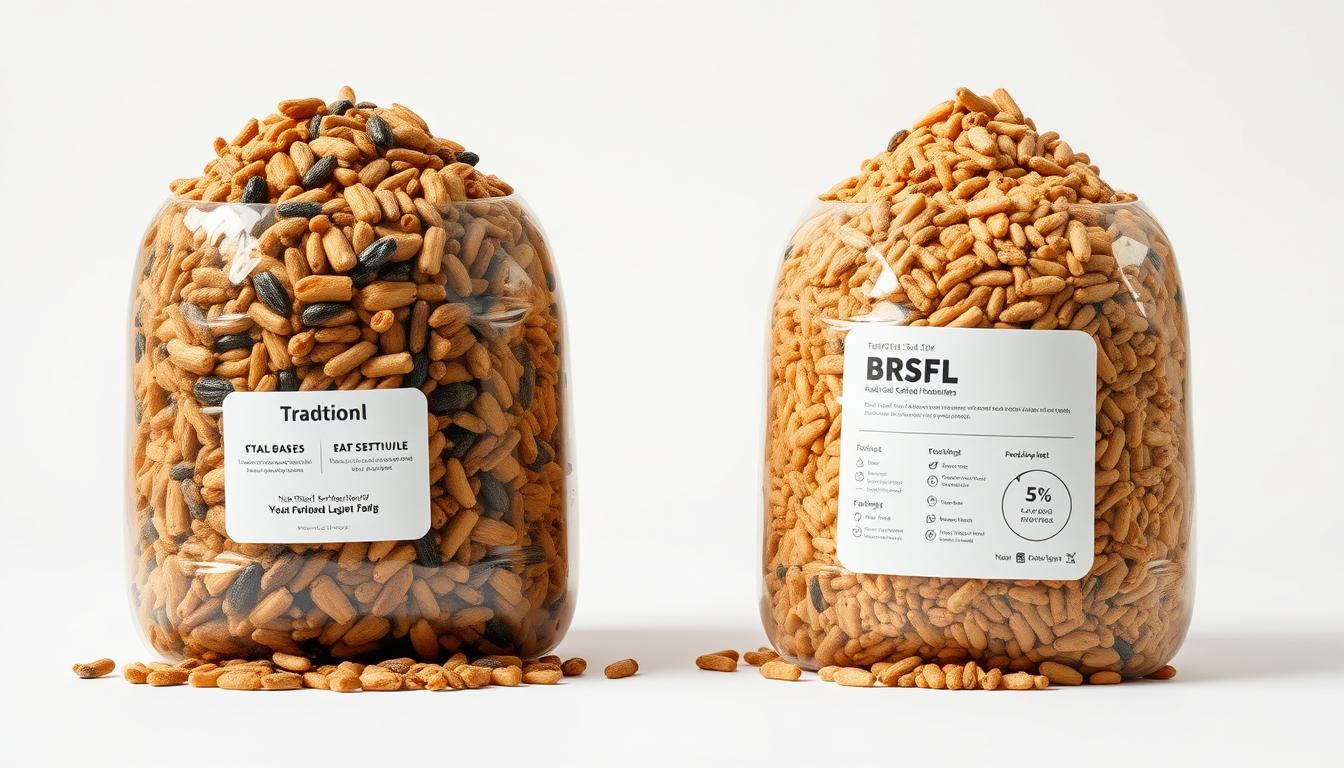 BSFL vs hrană pe bază de carne