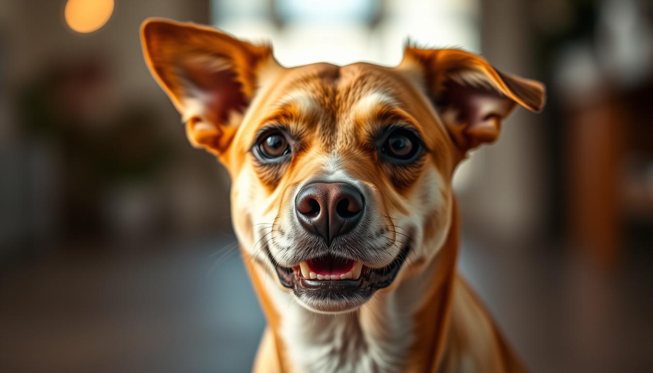 aspect fotogenic al câinelui