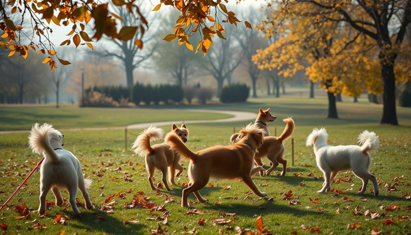 câine antrenament pentru zile scurte toamna