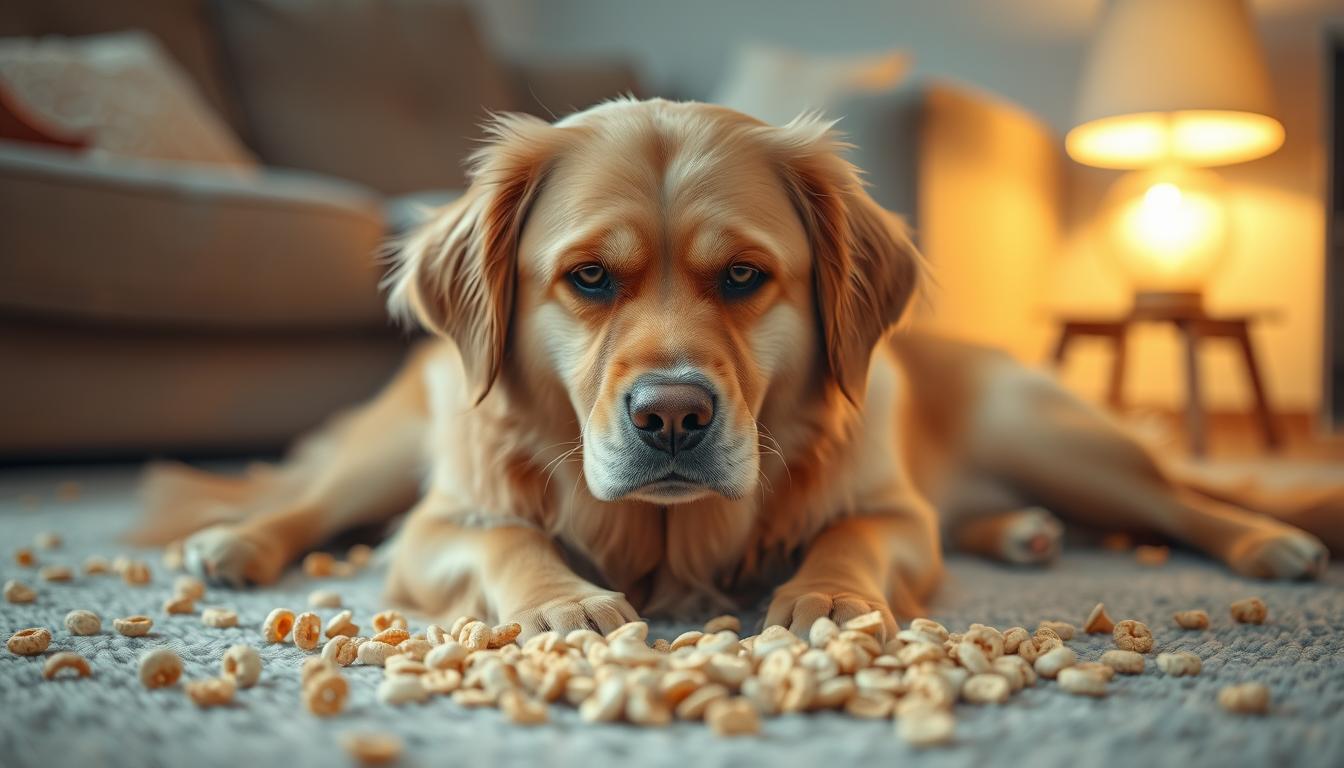 câine care nu tolerează cerealele