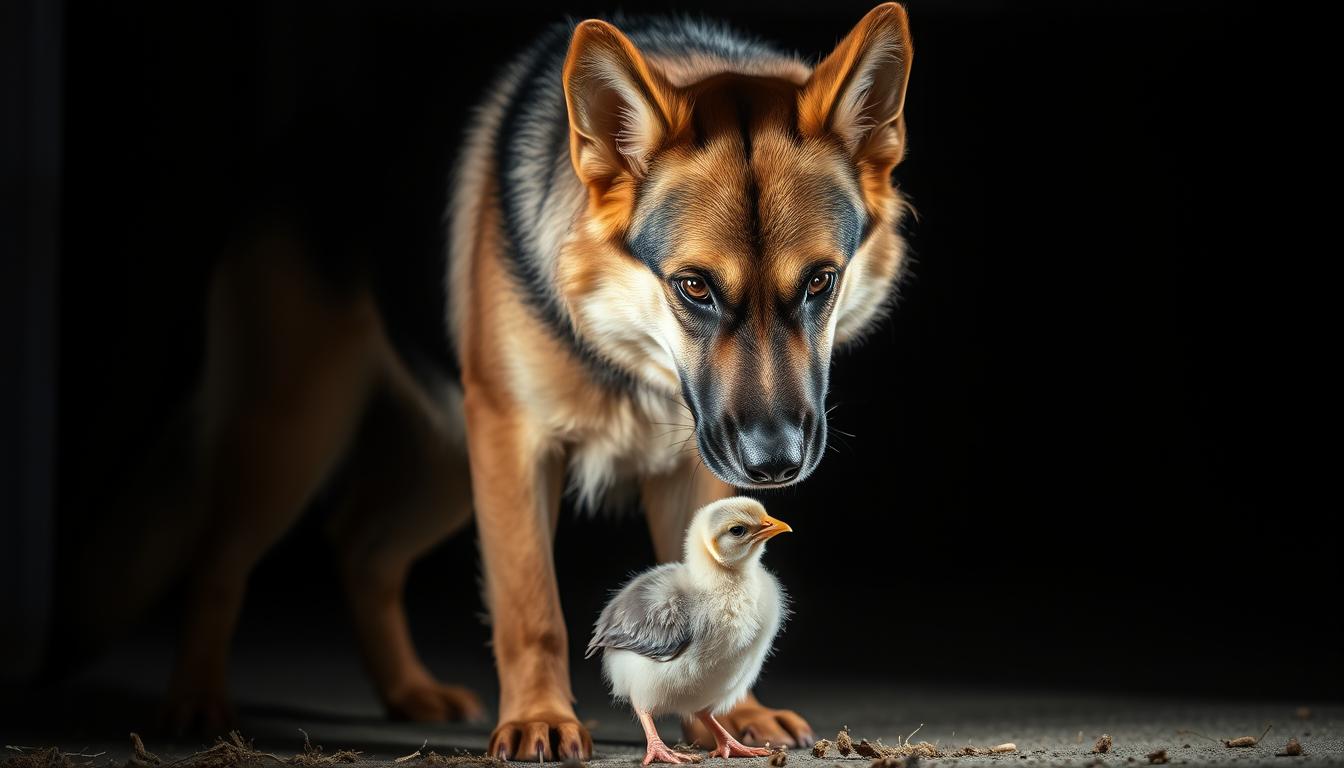 câine care nu tolerează puiul