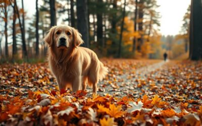 Blog 20 După plimbare, șterge blana câinelui astfel toamna