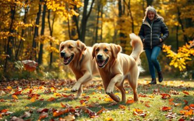 Cum să menții motivația câinelui pentru plimbări toamna