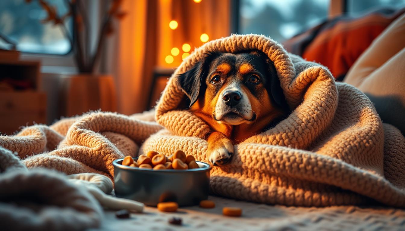 câine recunoașterea fobiei de vânt toamna
