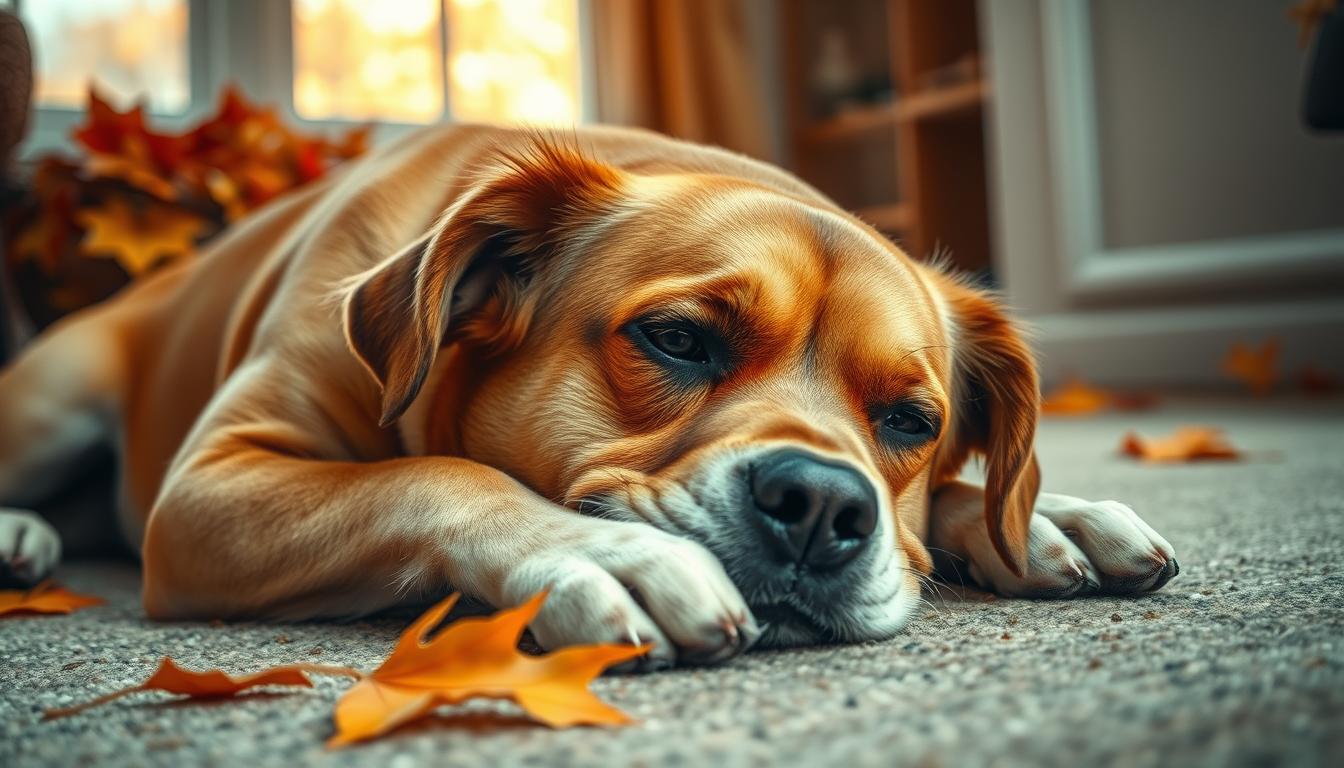 caine-semne-de-plictiseala-toamna câine semne de plictiseală toamna