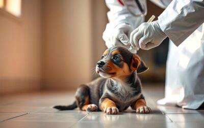 Când primește cățelul primele vaccinuri?