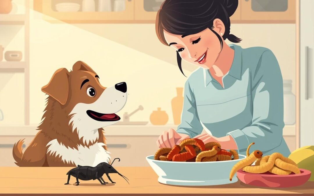 3 sfaturi pentru a-ți convinge câinele să accepte proteina din insecte