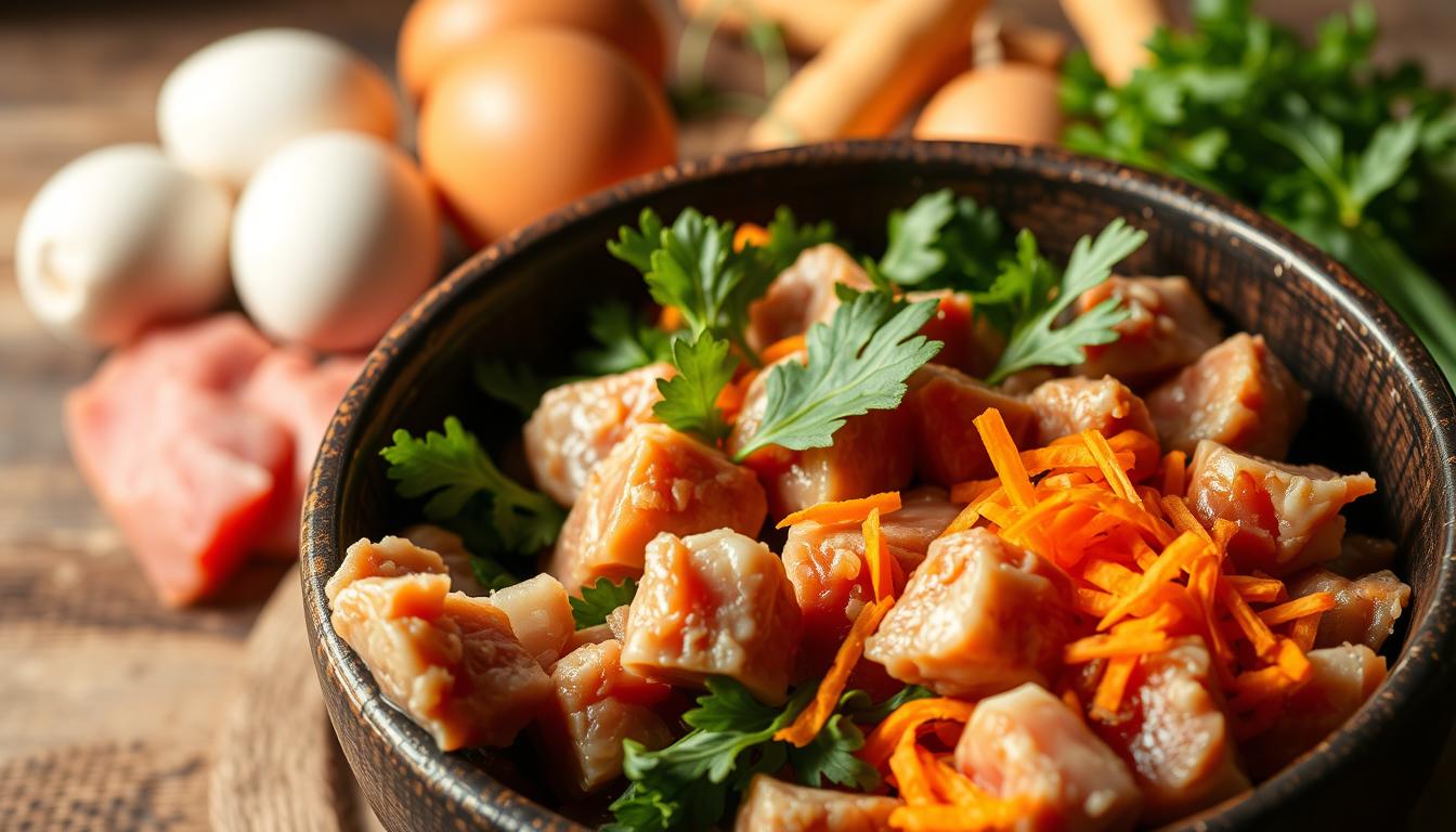 dieta crudă cu carne pentru câine