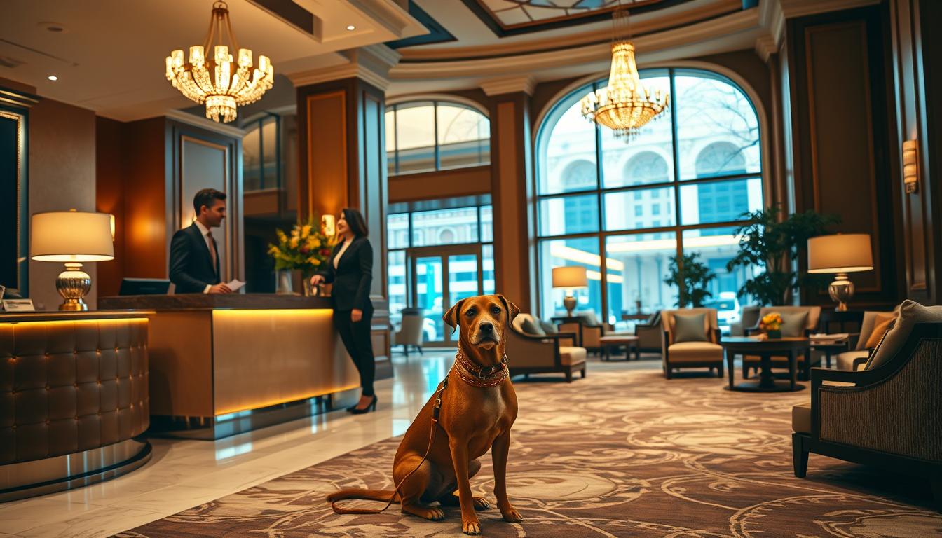 eticheta șederii câinelui la hotel