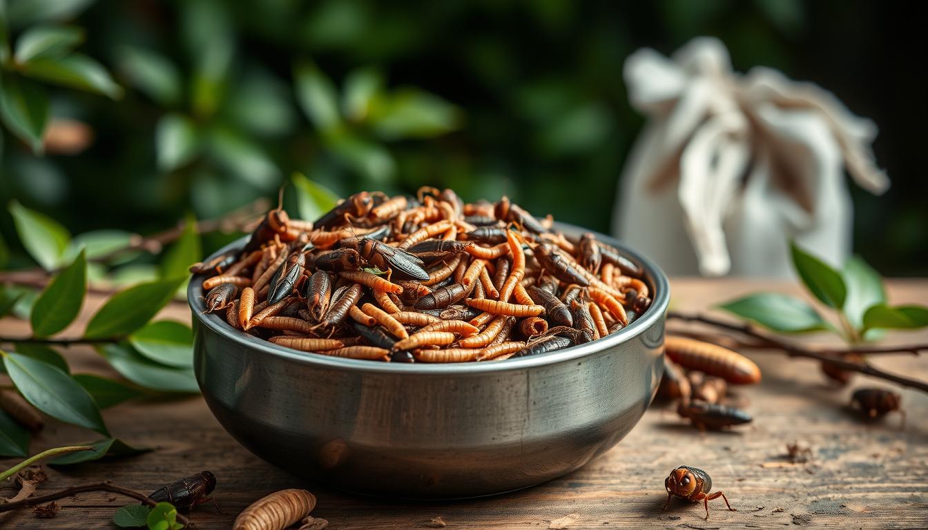 hrănire sustenabilă cu proteină de insecte