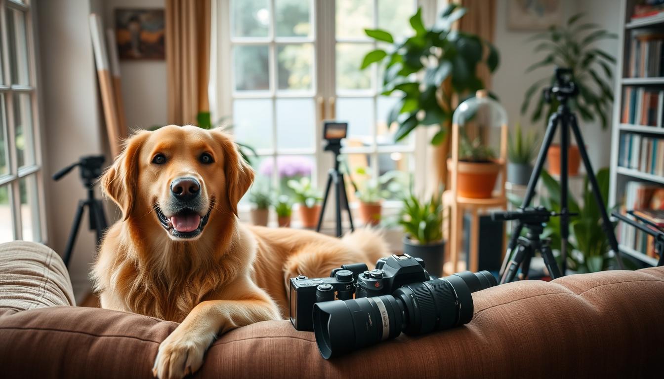 idei creative de fotografie cu câini