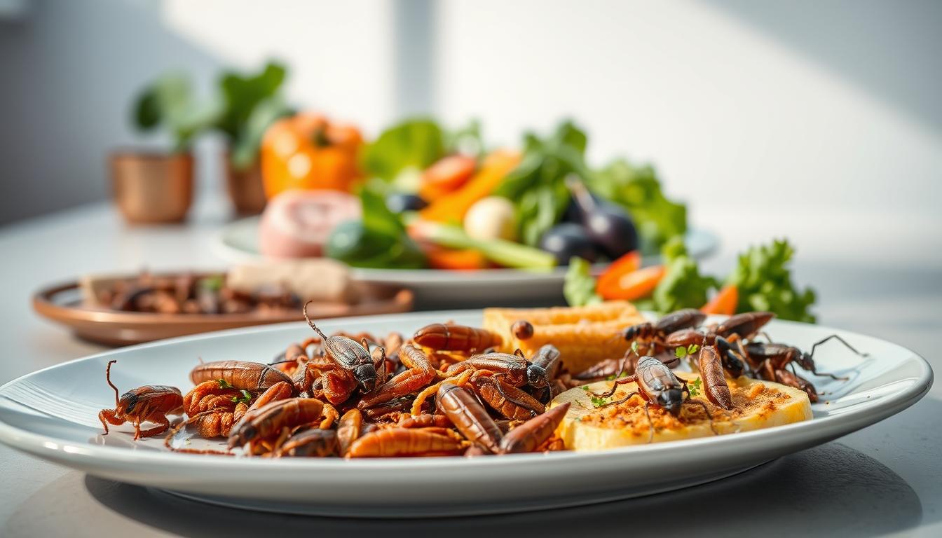 ingrediente de calitate în hrana cu proteină de insecte