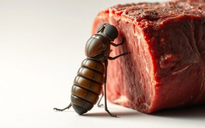 De ce este larva muștei soldat negre mai bună decât carnea tradițională?