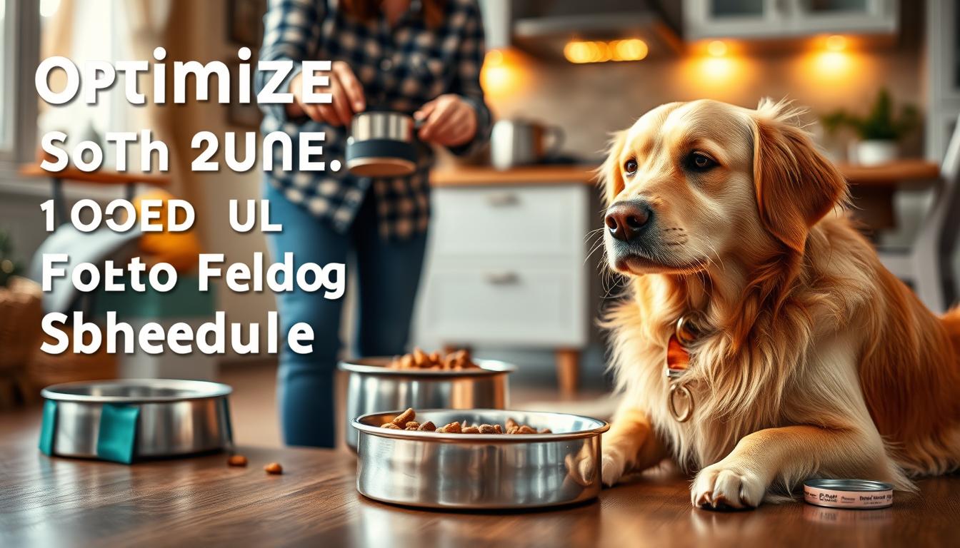 optimizarea orelor de hrănire a câinelui