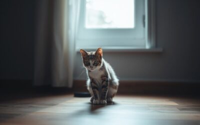 Anxietate de separare la pisică – Tot ce trebuie să știi despre asta!