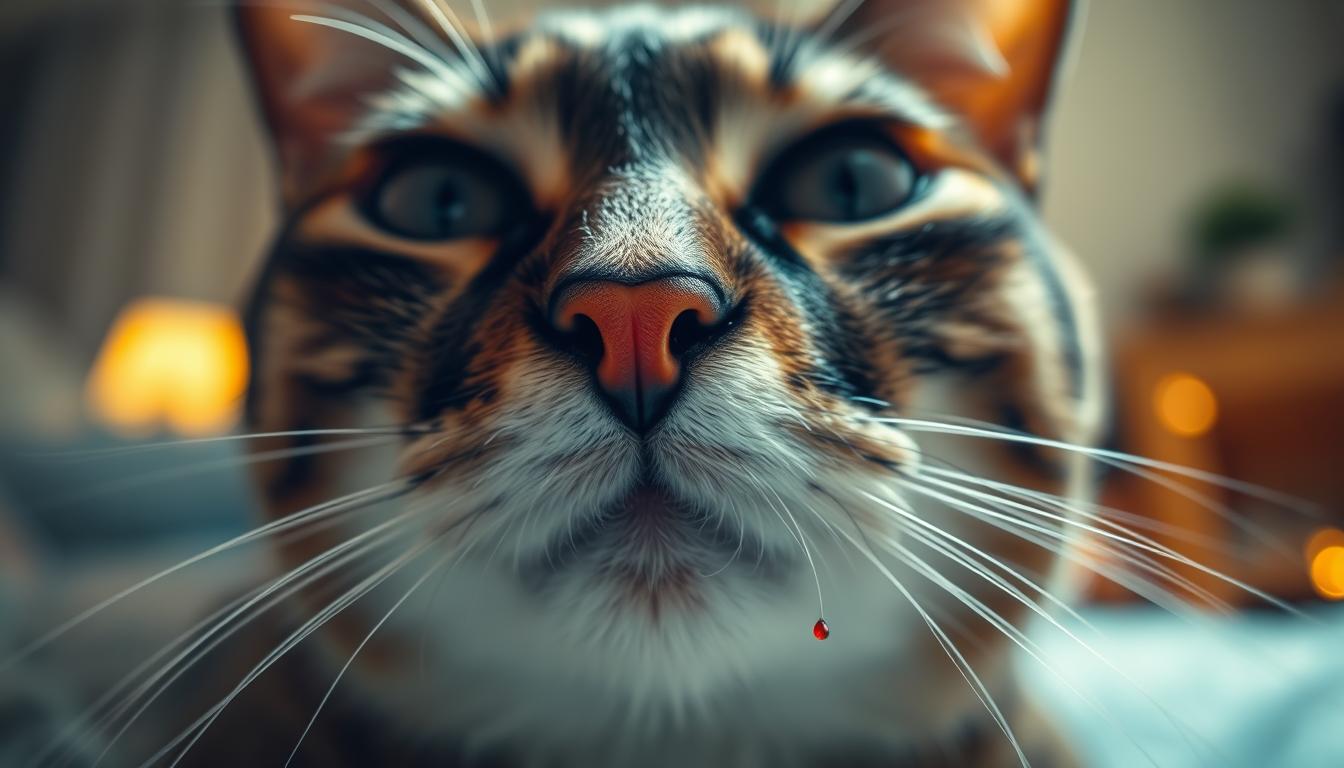 pisică epistaxis