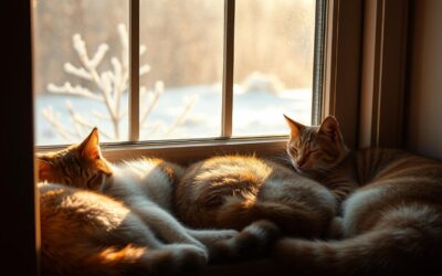 De ce pisica ta doarme mai mult iarna?