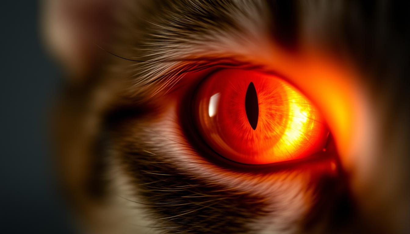 pisică traumatism ocular